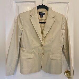 Ann Taylor Women's Cream Blazer